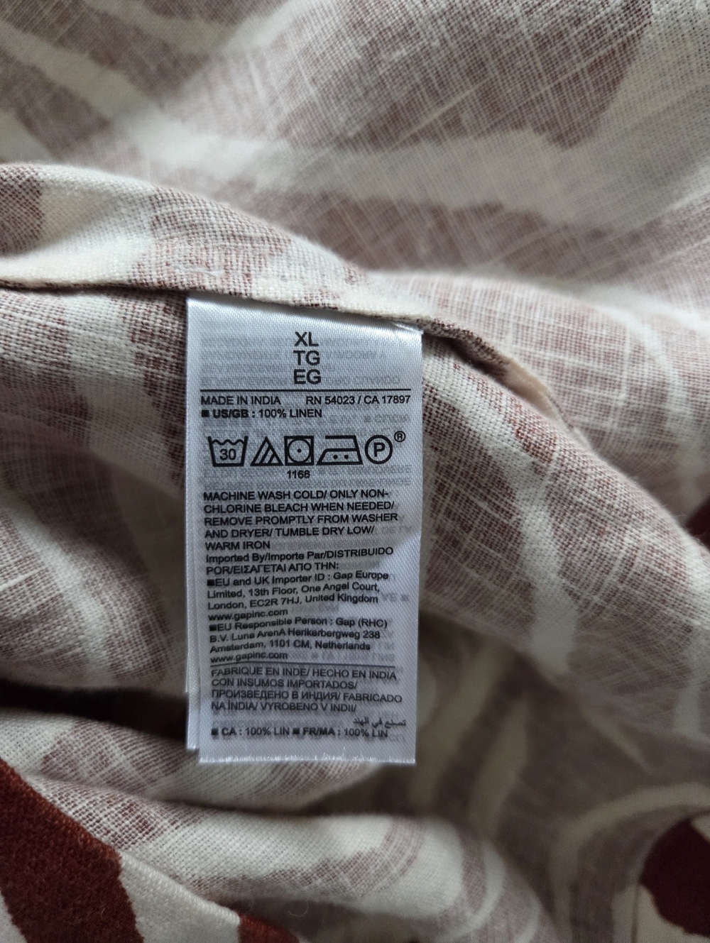 Linen Mini Dress - Picture 8 of 8